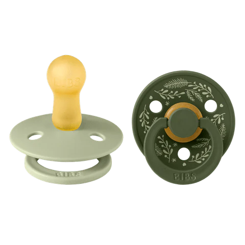 BIBS Sucette Original Sauge/Vert chasseur Numéro 2 (6-18 mois)