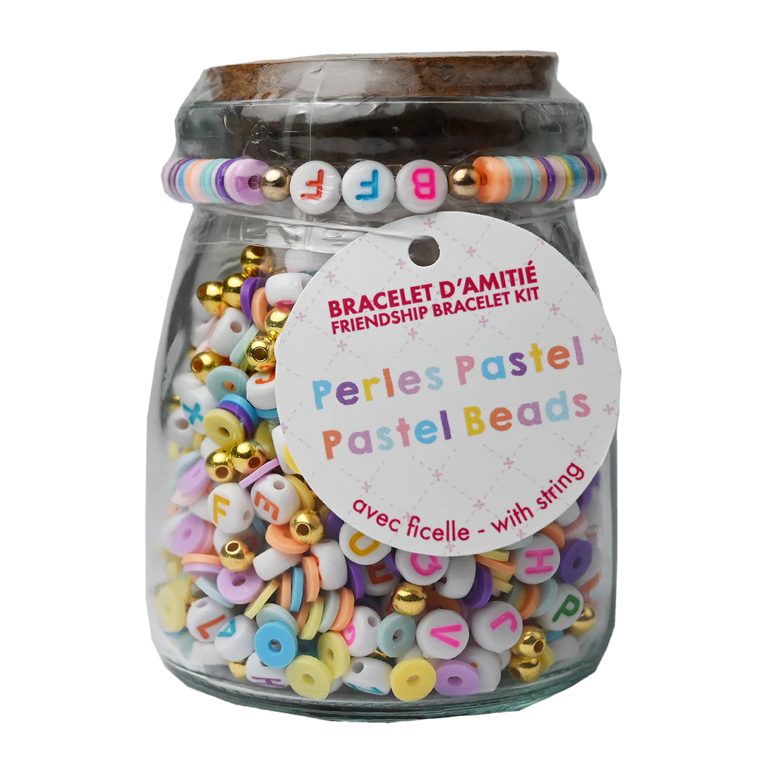 BOCAL D'ACTIVITÉS DIY – PERLES PASTEL