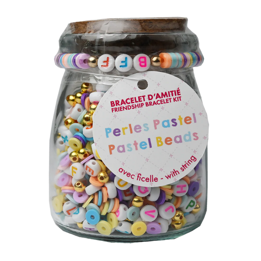 BOCAL D'ACTIVITÉS DIY – PERLES PASTEL