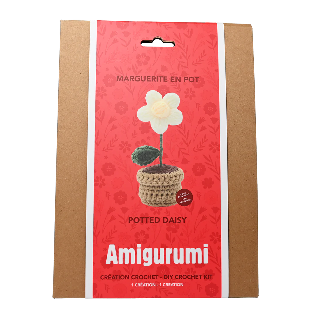 KIT DIY CROCHET – MARGUERITE EN POT