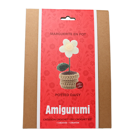 KIT DIY CROCHET – MARGUERITE EN POT