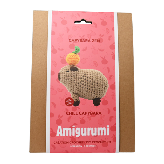 KIT DIY CROCHET – CAPYBARA ZEN