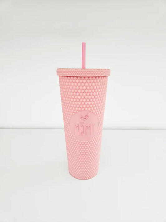 Gobelet texturé 24oz - rose
