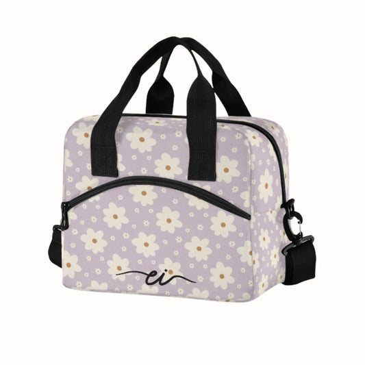 Boîte à lunch XL (marguerite lilas)
