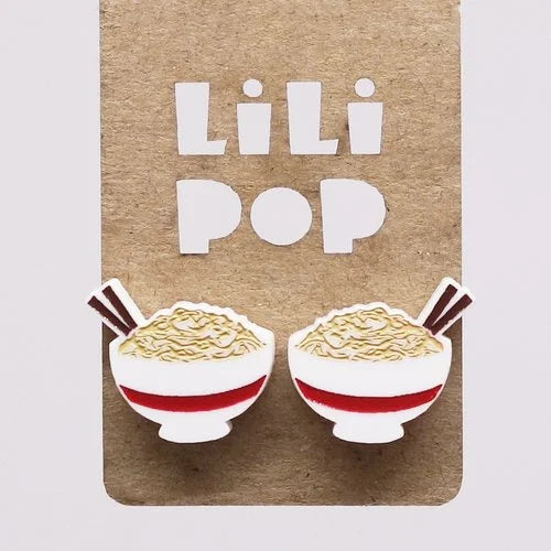 Boucles d'oreilles - Bol ramen