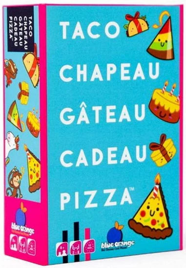 Jeu Taco, chapeau, gâteau, cadeau, pizza