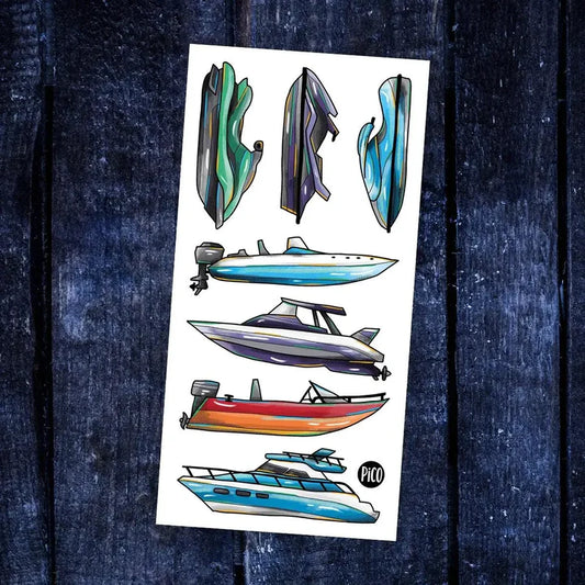Les bateaux et motomarines