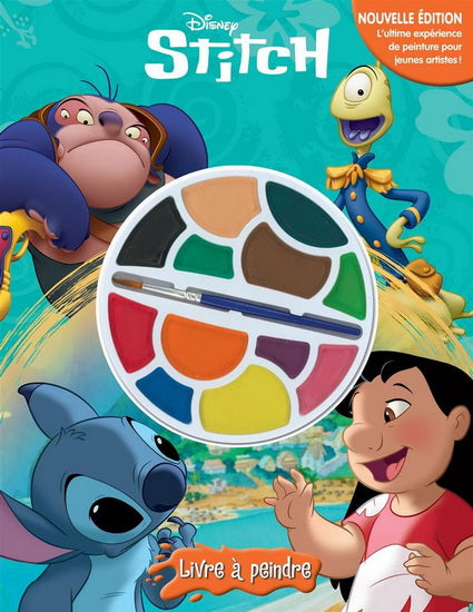 Disney Stitch : livre à peindre