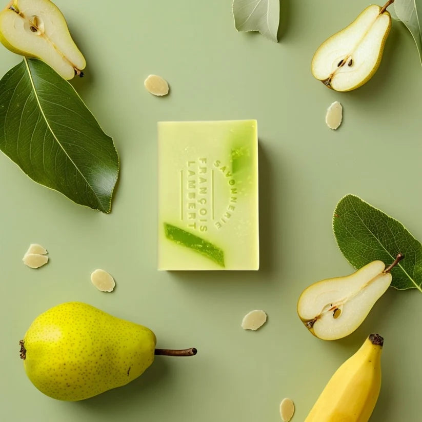 François Lambert - Savon au lait de brebis - Poire et peau de banane