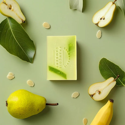 François Lambert - Savon au lait de brebis - Poire et peau de banane