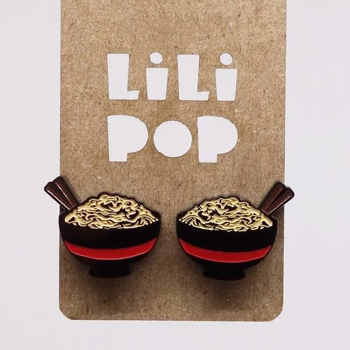 Boucles d'oreilles - Bol ramen