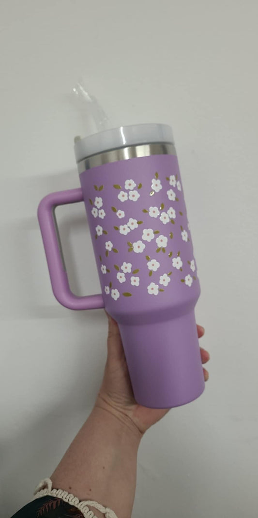 Gobelet isotherme 40oz - fleurs