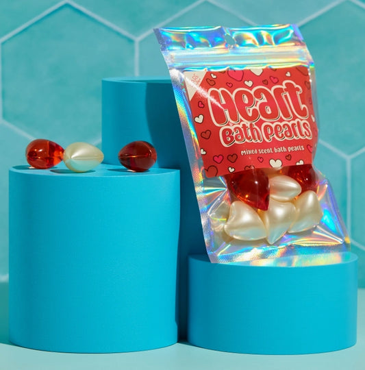 Perles de Bain en Coeur