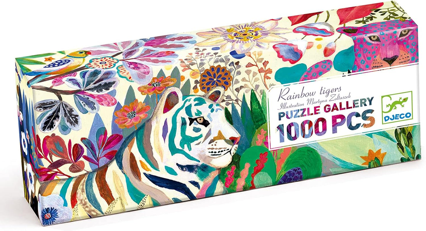 DJECO Rainbow Tigers Gallery Grand puzzle