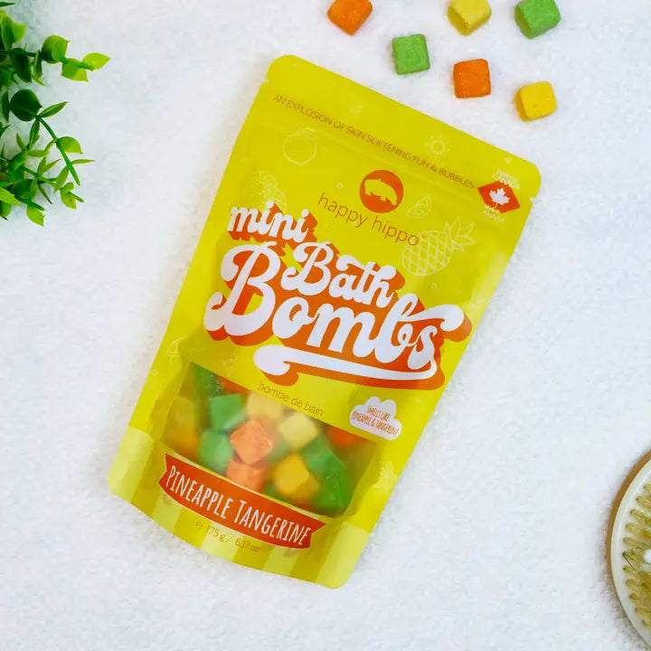 Ananas Mandarine - Mini Bombes de Bain - Sac Cadeau