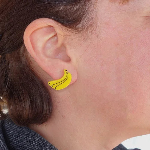 Boucles d'oreilles - Banane