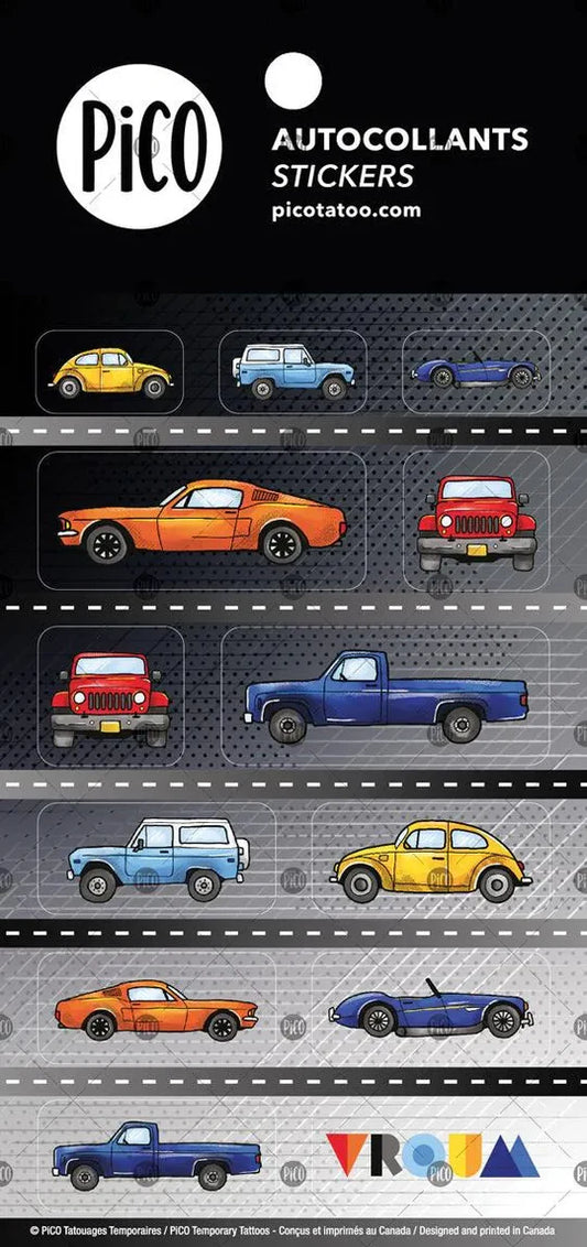 Autocollants - Voitures classiques