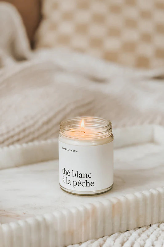 CHANDELLE DE SOYA - Thé blanc à la pêche