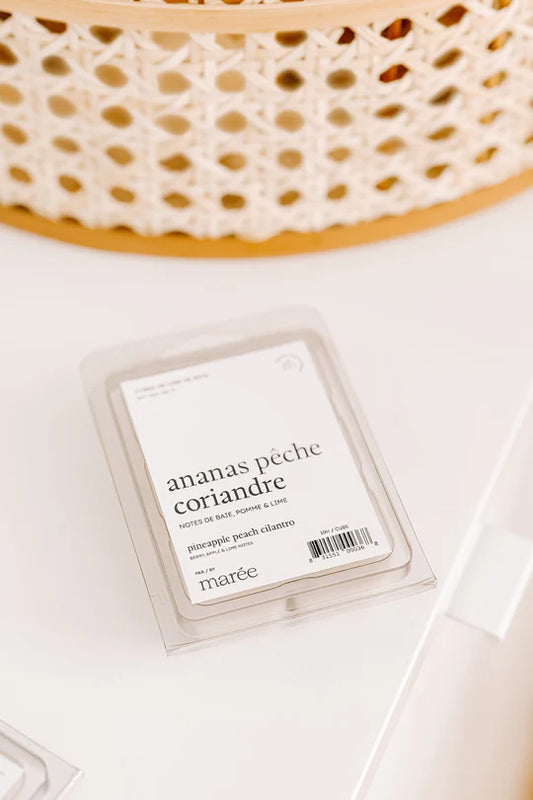 CUBES DE CIRE DE SOYA POUR DIFFUSEUR - Ananas, pêche et coriandre