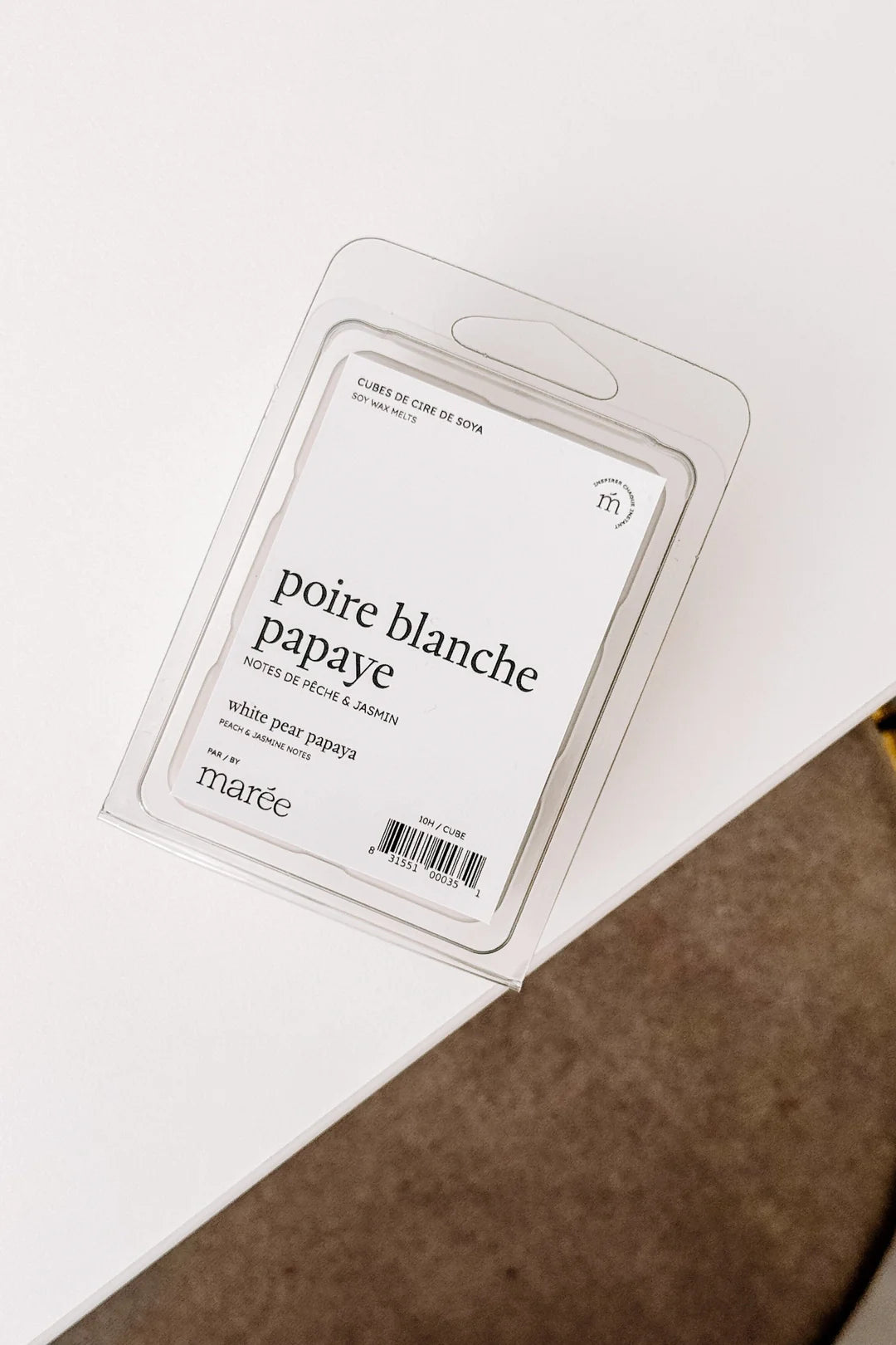 CUBES DE CIRE DE SOYA POUR DIFFUSEUR - Poire blanche papaye