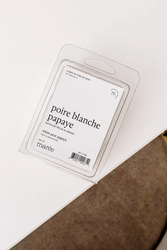 CUBES DE CIRE DE SOYA POUR DIFFUSEUR - Poire blanche papaye
