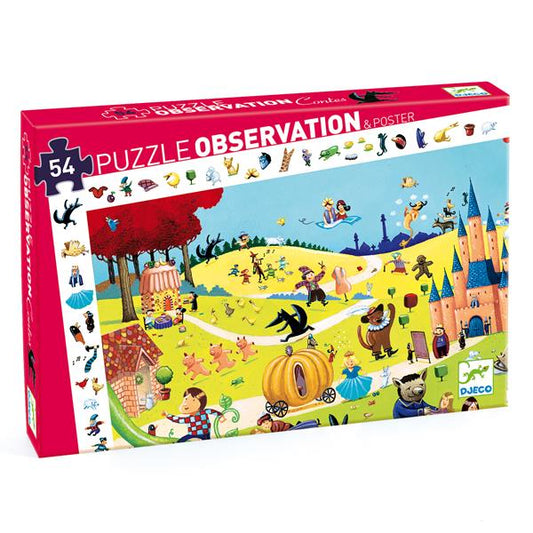 Puzzle observation / Contes / 54 pcs Djeco