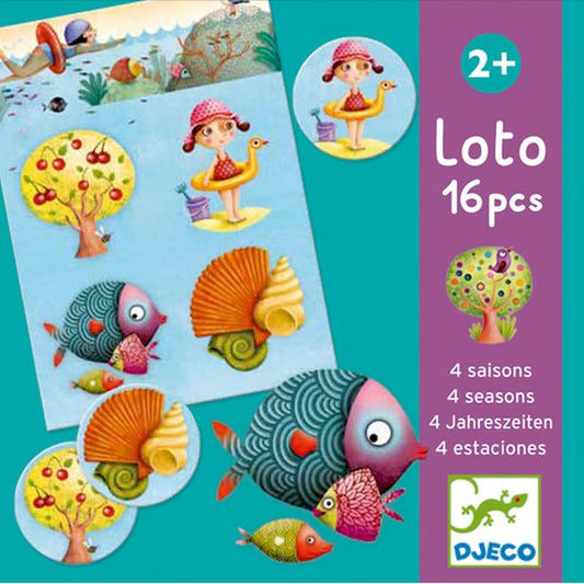 Loto 4 saisons (16 pc) - Djeco
