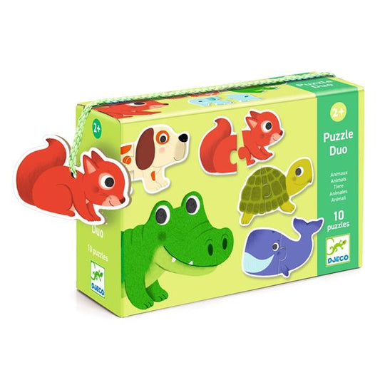 Puzzle duo / Animaux - Djeco