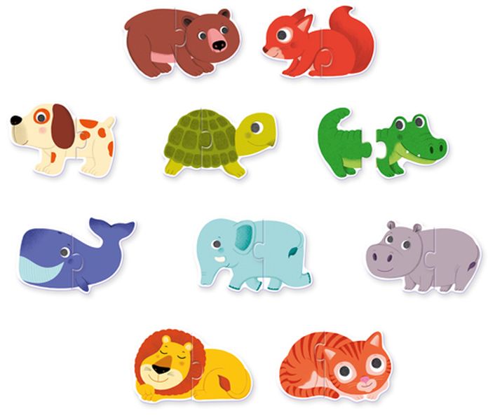Puzzle duo / Animaux - Djeco