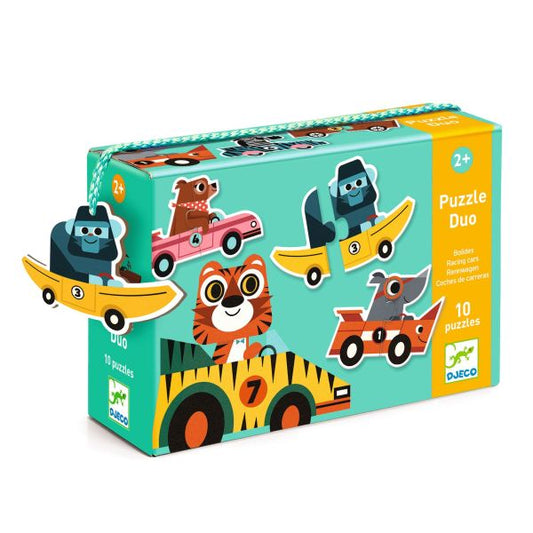 Puzzle duo / Bolides - Djeco