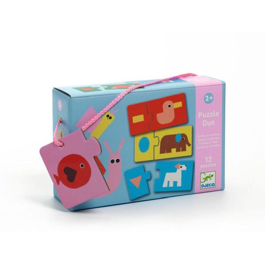 Puzzle duo / Animaux & Formes*