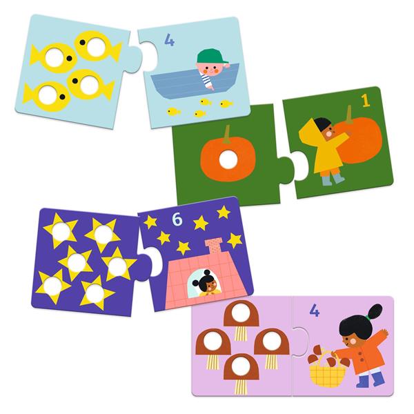 Puzzle Duo / Premiers chiffres - Djeco