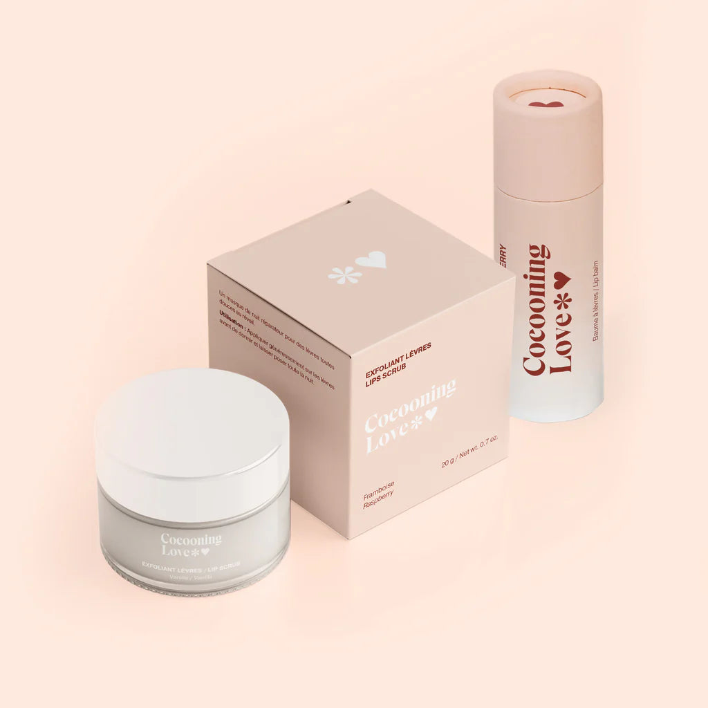 Coffret baume + exfoliant à lèvres Framboise