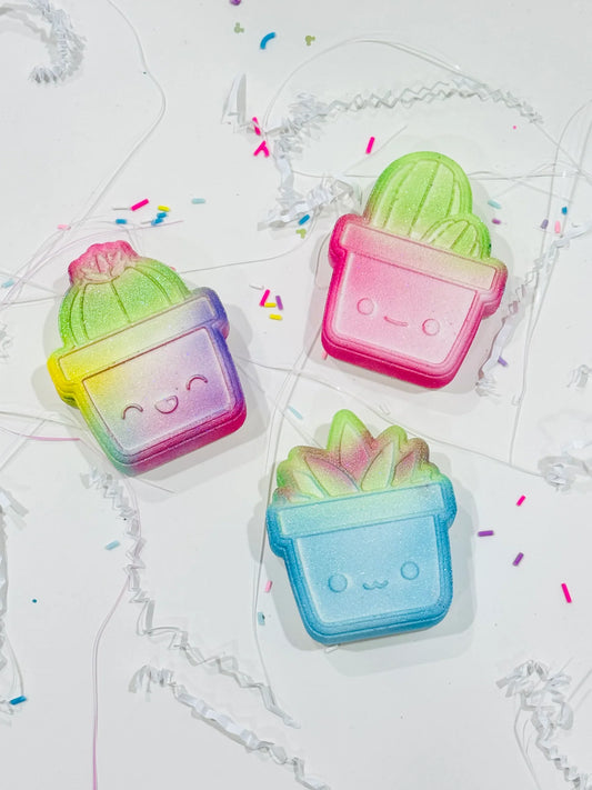 Bombe de bain plante