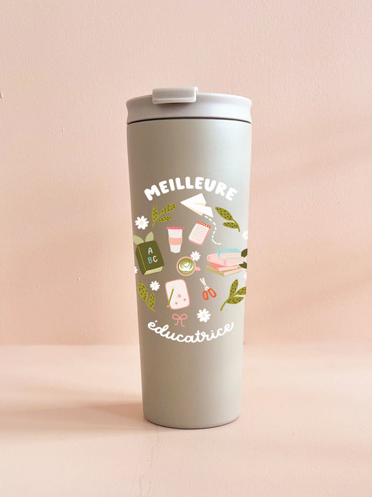 Gobelet isotherme 24oz - Meilleure éducatrice