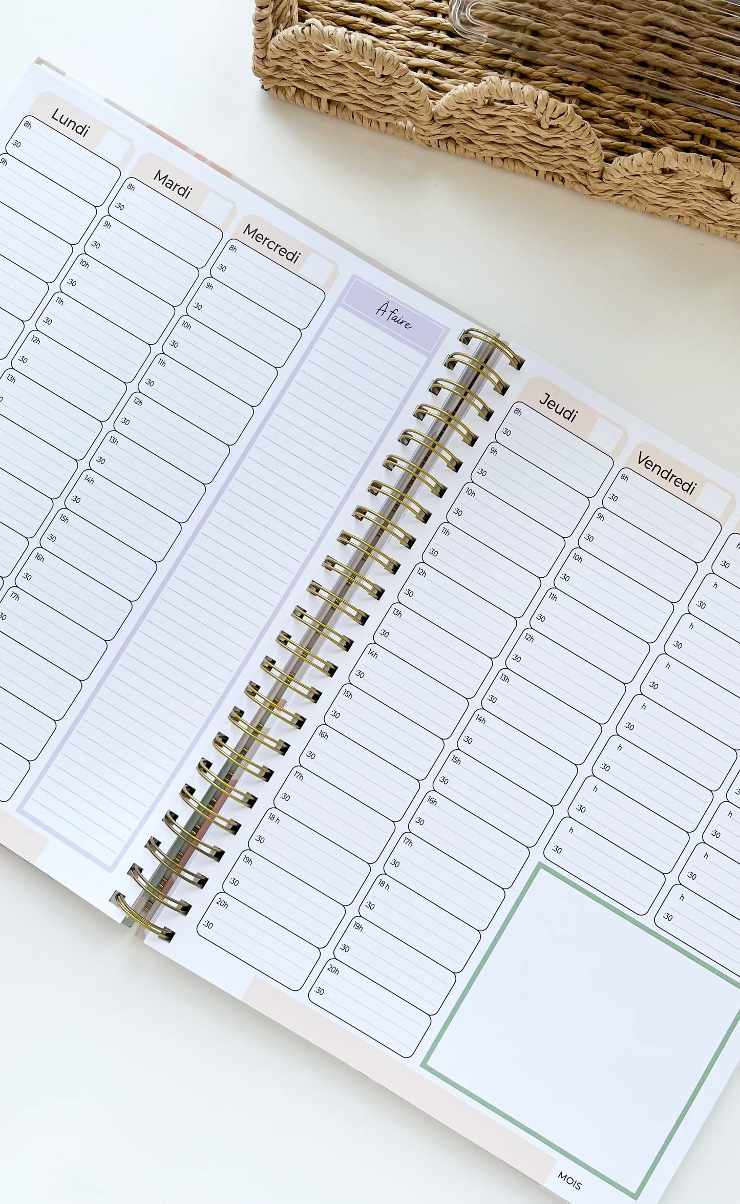Agenda perpétuel smiley (non-daté)