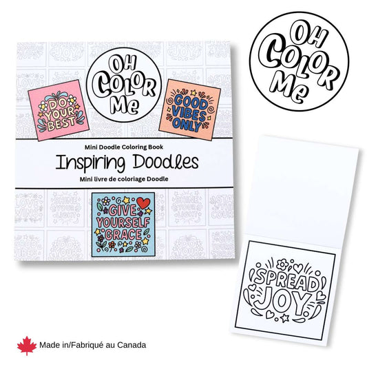Mini livre de coloriage – Inspiring Doodles