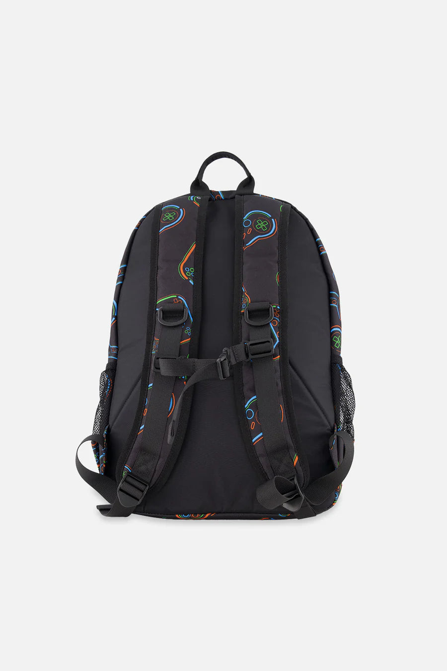 Sac à dos pour enfants noir imprimé manette