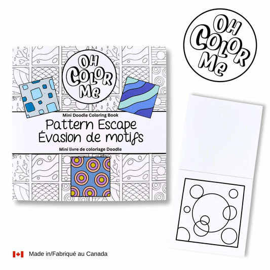 Mini livre de coloriage – Évasion des motifs