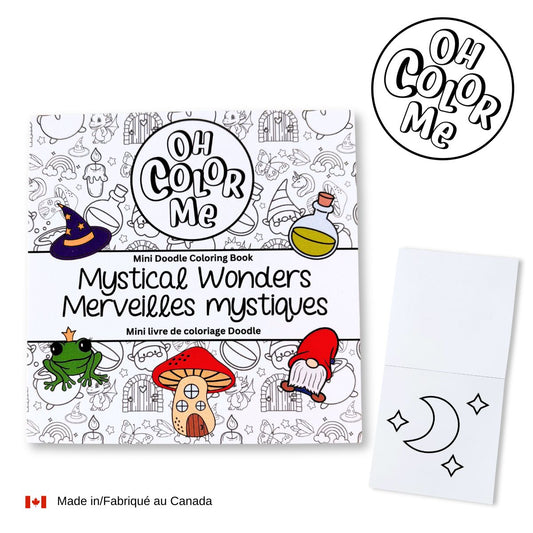 Mini livre de coloriage – Merveilles mystiques