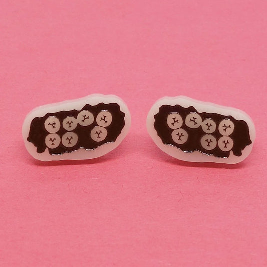 Boucles d'oreilles - Queue de castor