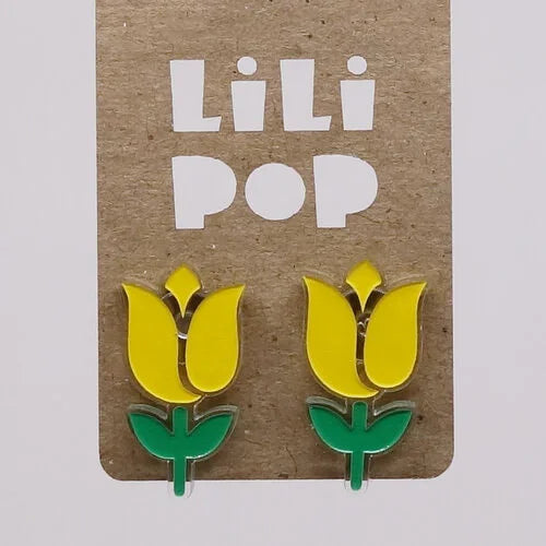 Boucles d'oreilles - Tulipe