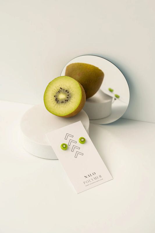 Kiwis - Boucles d'oreilles