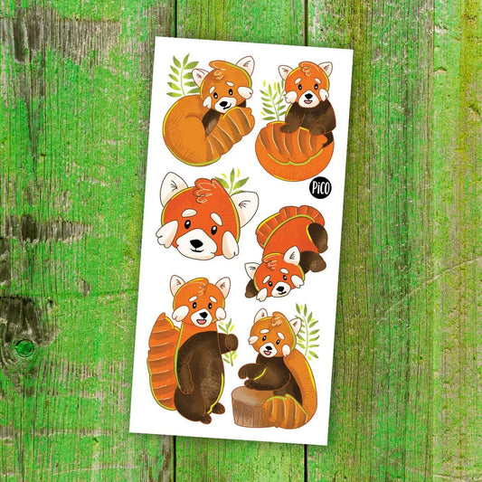 Les doux pandas roux