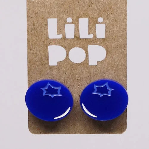 Boucles d'oreilles - Bleuet
