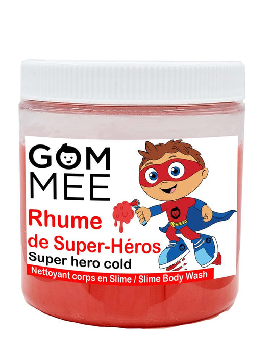 Slime Moussante de Super-Héros *MINI SURPRISE GLOW IN THE DARK 200g | GOMMEE