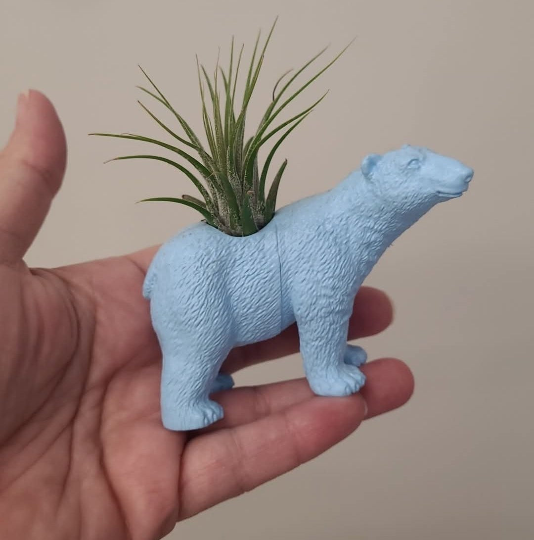 Jardinière ours polaire