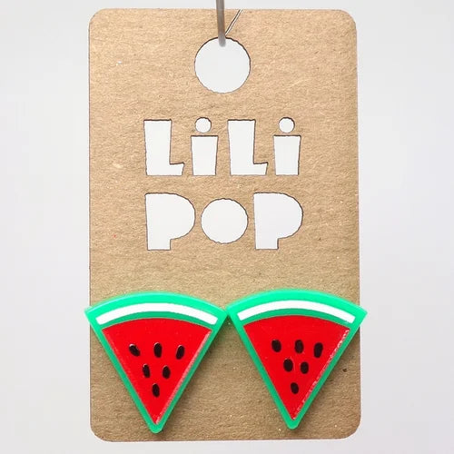 Boucles d'oreilles - Melon d'eau