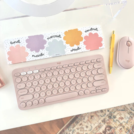 Bloc-notes hebdomadaire – Du lundi au vendredi - Pois