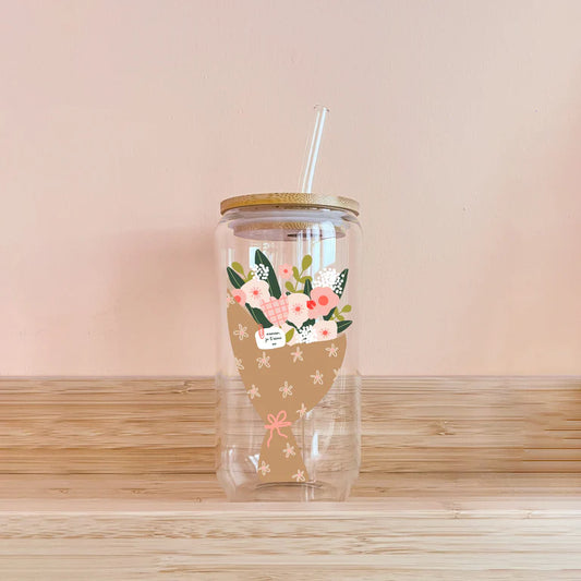 Verre boho - maman je t'aime